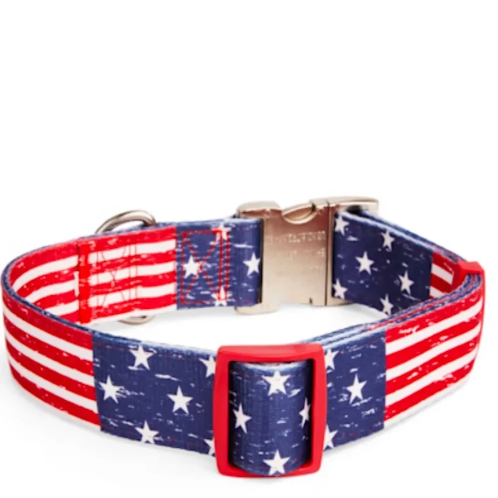 NWT American Flag Dog Collar XXL/XXXL